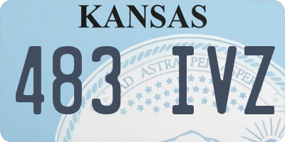 KS license plate 483IVZ