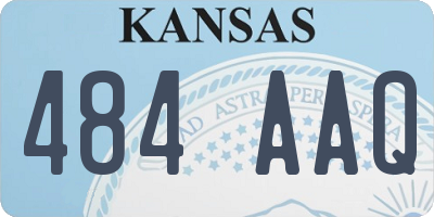 KS license plate 484AAQ