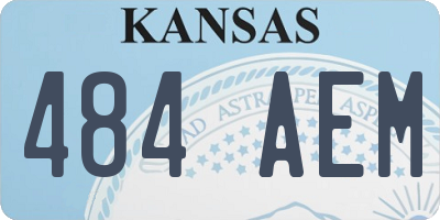 KS license plate 484AEM