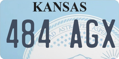 KS license plate 484AGX