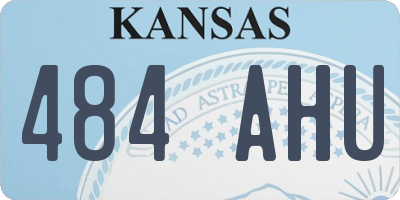 KS license plate 484AHU