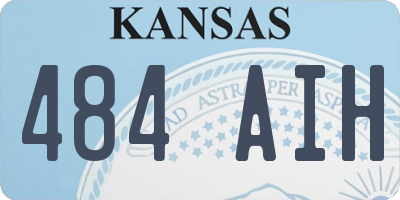 KS license plate 484AIH