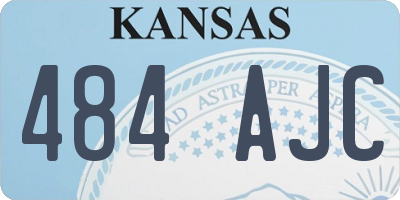 KS license plate 484AJC