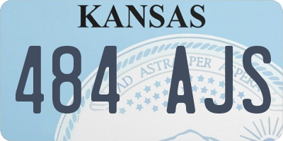 KS license plate 484AJS