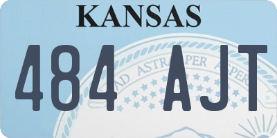 KS license plate 484AJT