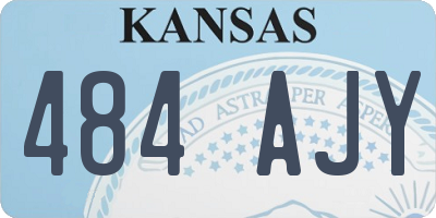 KS license plate 484AJY