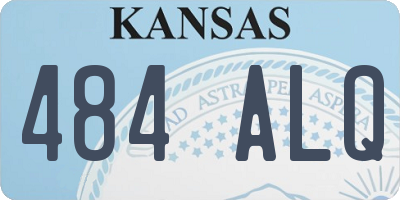 KS license plate 484ALQ