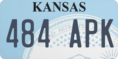 KS license plate 484APK