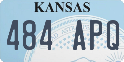 KS license plate 484APQ
