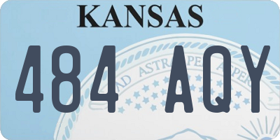 KS license plate 484AQY