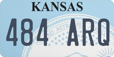 KS license plate 484ARQ