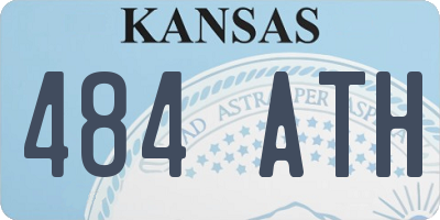 KS license plate 484ATH