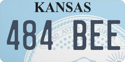 KS license plate 484BEE