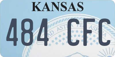 KS license plate 484CFC