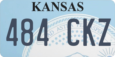 KS license plate 484CKZ