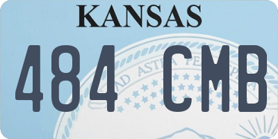 KS license plate 484CMB