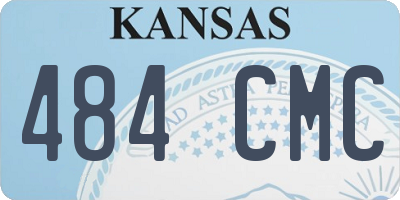 KS license plate 484CMC