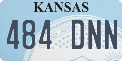 KS license plate 484DNN