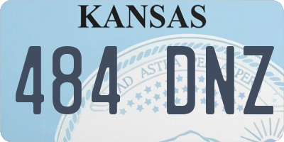 KS license plate 484DNZ