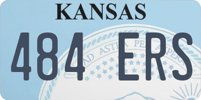 KS license plate 484ERS