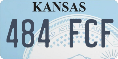 KS license plate 484FCF