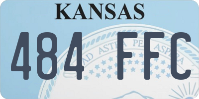 KS license plate 484FFC
