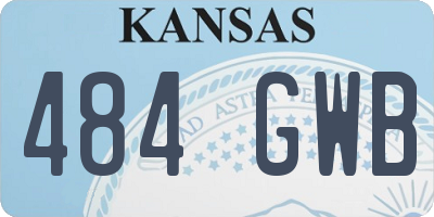 KS license plate 484GWB