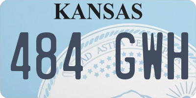 KS license plate 484GWH