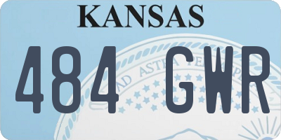 KS license plate 484GWR