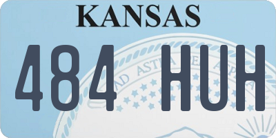 KS license plate 484HUH