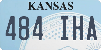 KS license plate 484IHA