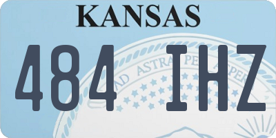 KS license plate 484IHZ