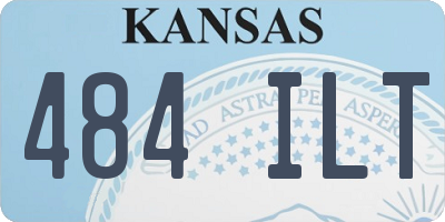 KS license plate 484ILT