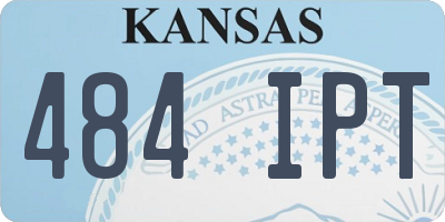 KS license plate 484IPT