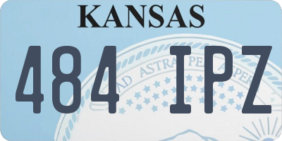 KS license plate 484IPZ
