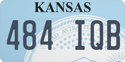 KS license plate 484IQB