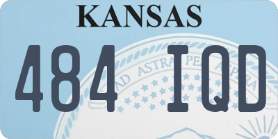 KS license plate 484IQD