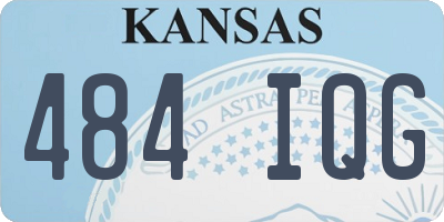 KS license plate 484IQG
