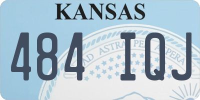 KS license plate 484IQJ