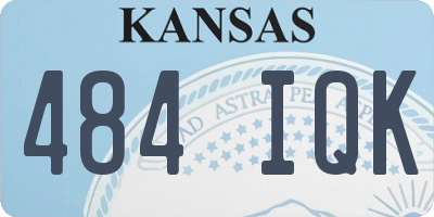 KS license plate 484IQK