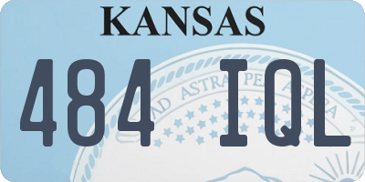 KS license plate 484IQL