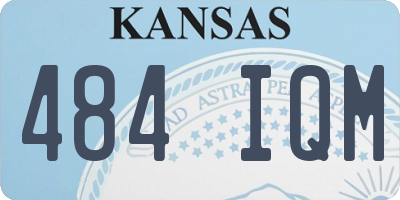 KS license plate 484IQM