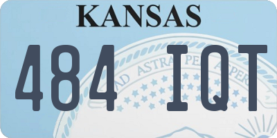 KS license plate 484IQT