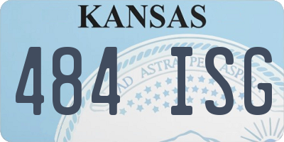 KS license plate 484ISG