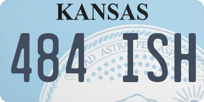 KS license plate 484ISH