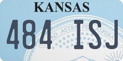 KS license plate 484ISJ
