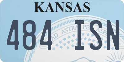 KS license plate 484ISN