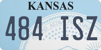 KS license plate 484ISZ
