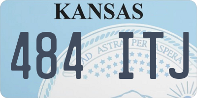 KS license plate 484ITJ