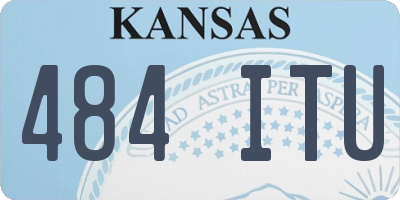 KS license plate 484ITU